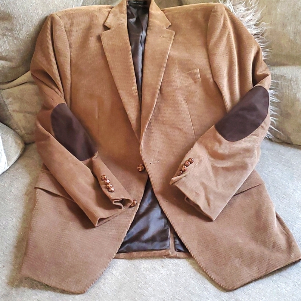 Men's Ralph Lauren Corduroy Blazer-Tan-Size 40R